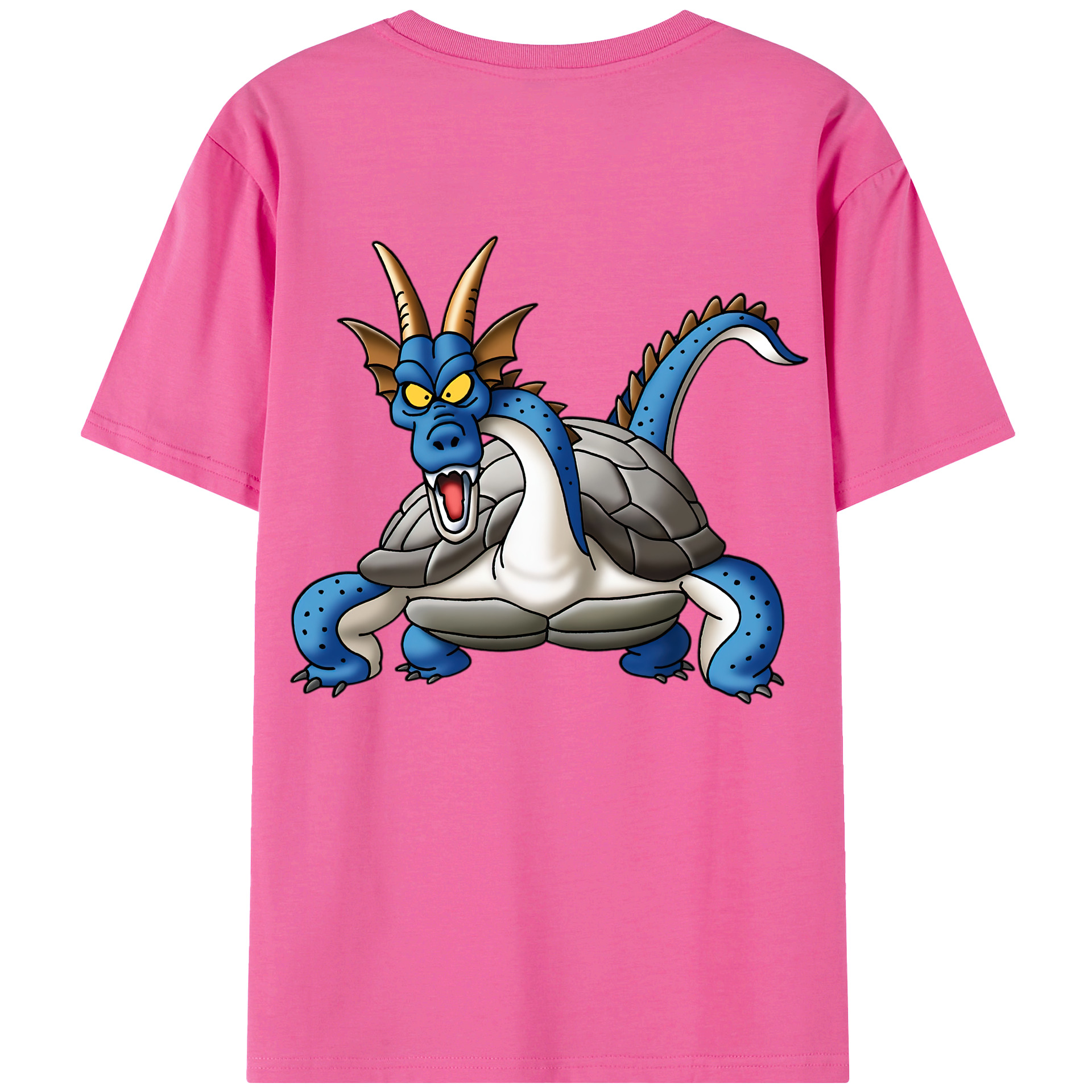 （画像用） ドラゴンクエスト Doragon Kuesuto Dragon Quest レディース半袖Tシャツ(バックプリント)